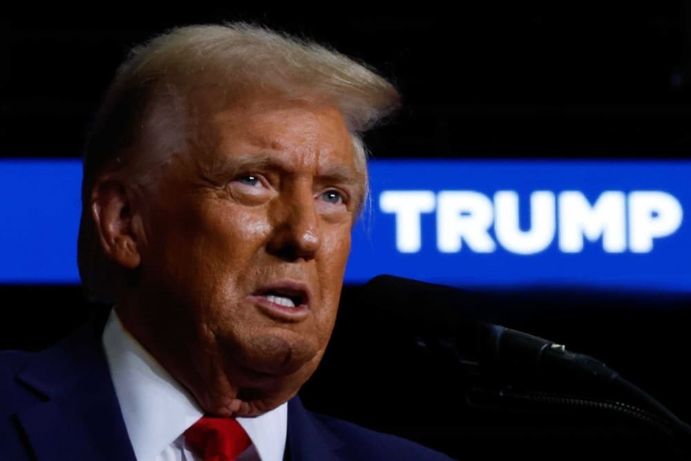 President Donald Trump holds a campaign rally at the PPG Paints Arena on November 04, 2024 in Pittsburgh, Pennsylvania. By Shutterstock - Chip Somodevilla