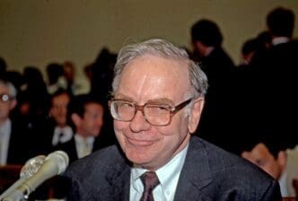 WASHINGTON DC, USA - SEPTEMBER 4, 1991 Warren Buffet testifies beforeThe House subcommittee on the Salomon brothers scandal in which he took over as chairman of the board of the company