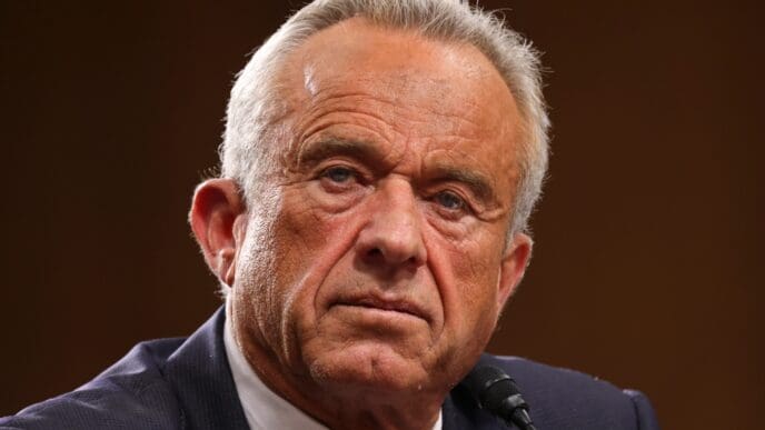 WASHINGTON – January 29 2025 Robert F. Kennedy Jr., nominee for Secretary of Health and Human Services, testifies during his confirmation hearing before the Republican-led Senate Committee on Finance