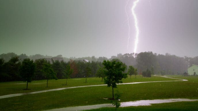 Lightning bolt. By Shutterstock.com - Alexey Stiop
