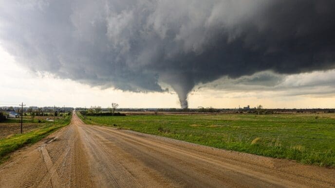 Lincoln, NE Tornado April 26th 2024. By Shutterstock.com - JP Midwest Storm Chaser