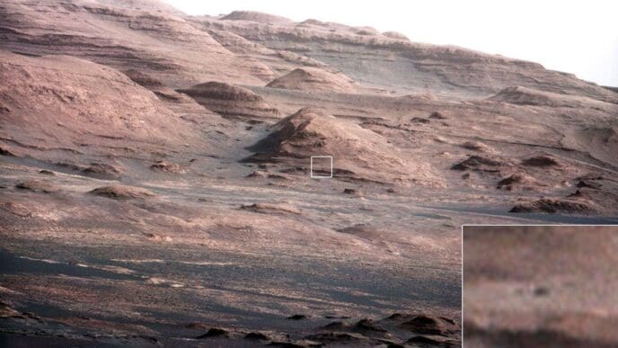 Mt. Sharp on Mars