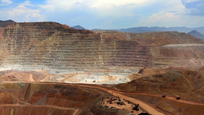 Open Pit Mine, Morenci, Arizona. Morenci is the largest copper producer in North America. By Shutterstock.com - GSPhotography