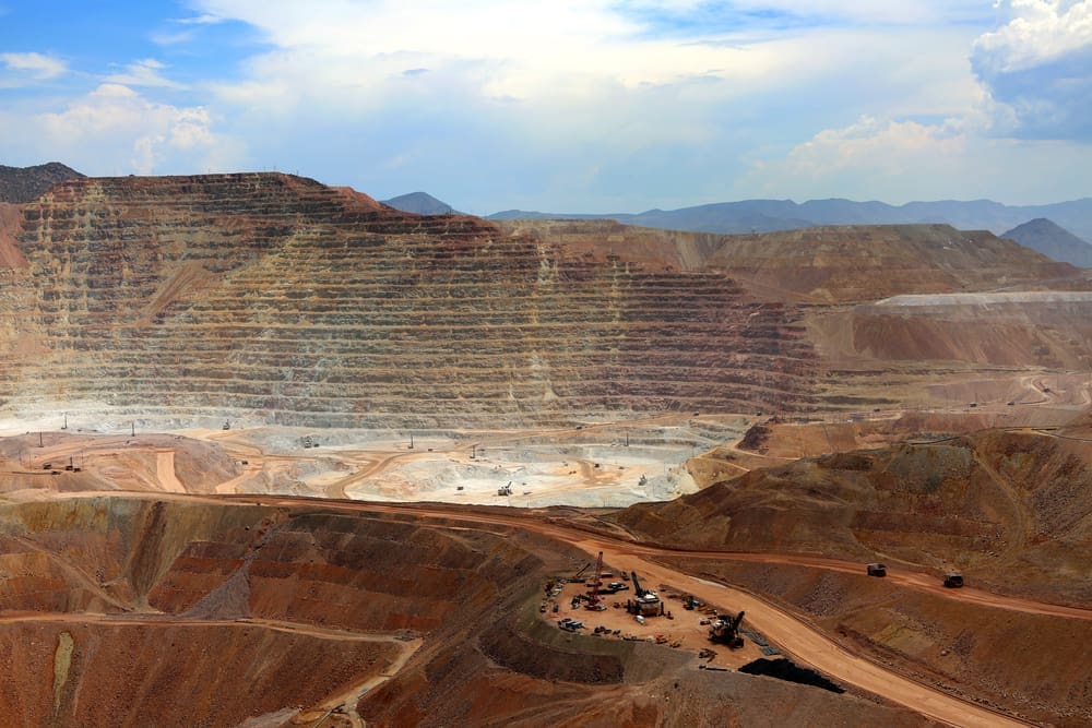 Open Pit Mine, Morenci, Arizona. Morenci is the largest copper producer in North America. By Shutterstock.com - GSPhotography