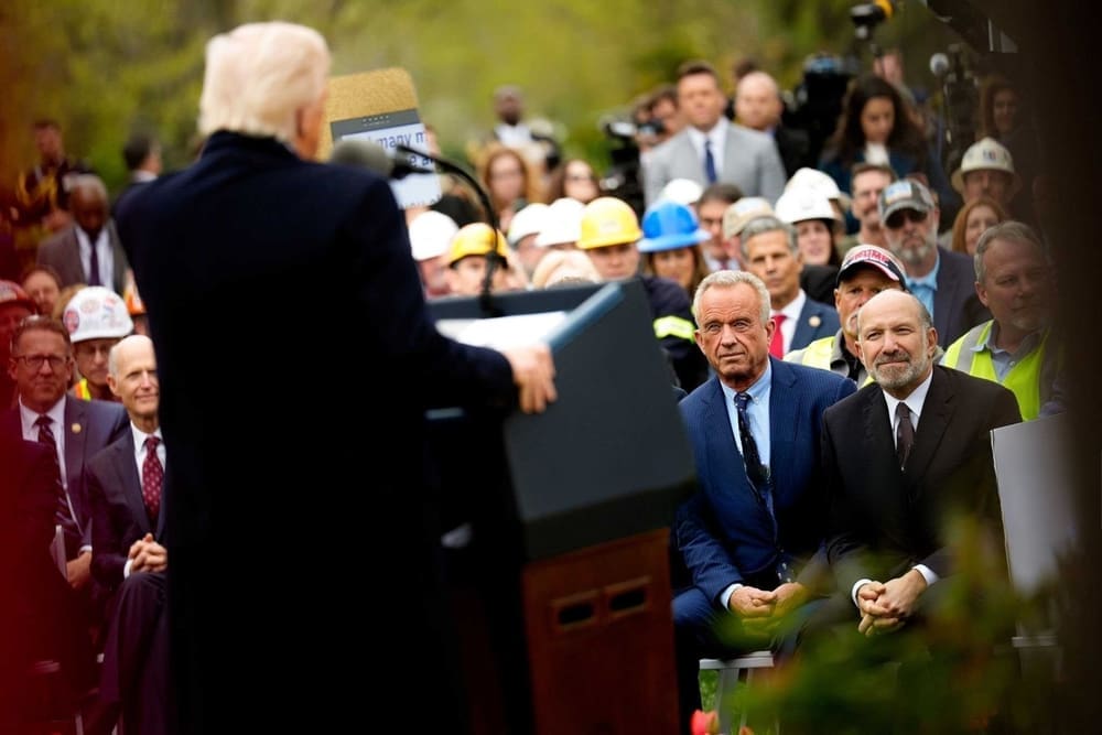 President Trump speaks during a Make America Wealthy Again trade announcement event in the Rose Garden at the White House on April 2, 2025. By Shutterstock - Andrew Harnik