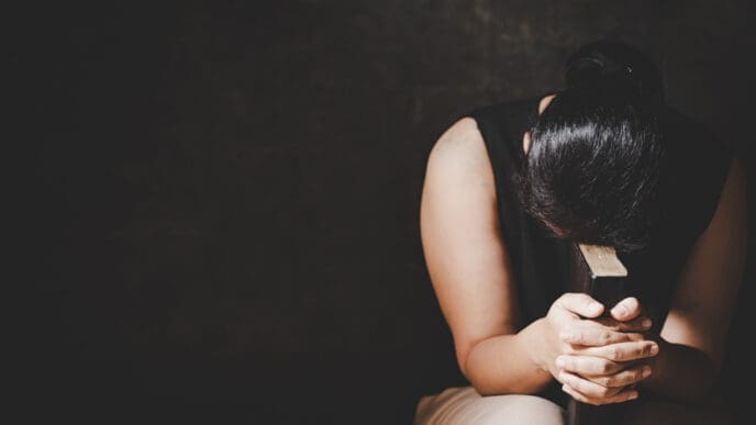 The concept of a woman impacted by issues of violence