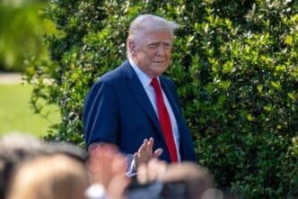 Washington DC, April 28 2025. President Trump hosts Super Bowl 59 Champions the Philadelphia Eagles on the South Lawn of the White House. By Shutterstock.com - Joey Sussman