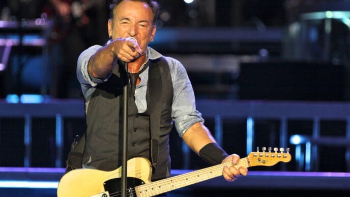 TORONTO - AUGUST 24: Bruce Springsteen and the E Street Band perform at the Rogers Centre on August 24, 2012 in Toronto.