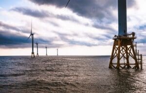 off shore wind farm for alternative renewable energy in the USA