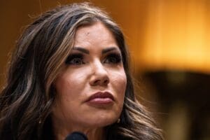 Kristi Noem, the Secretary of Homeland Security