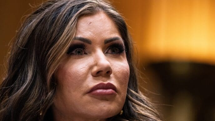 Kristi Noem, the Secretary of Homeland Security