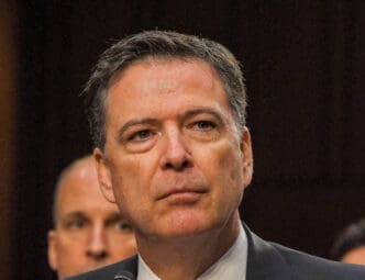 Former FBI Director James Comey testifies in front of the Senate Intelligence Committee during hearing in the Hart Senate Office building June 8, 2017, in Washington DC.