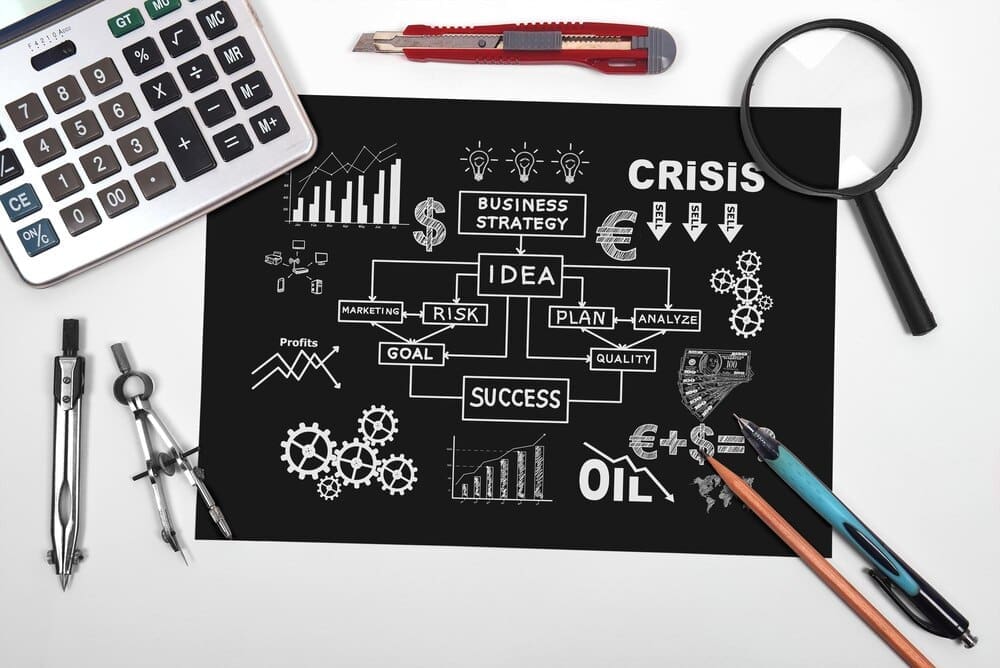 Black paper with a business symbol, likely representing a company or organization.