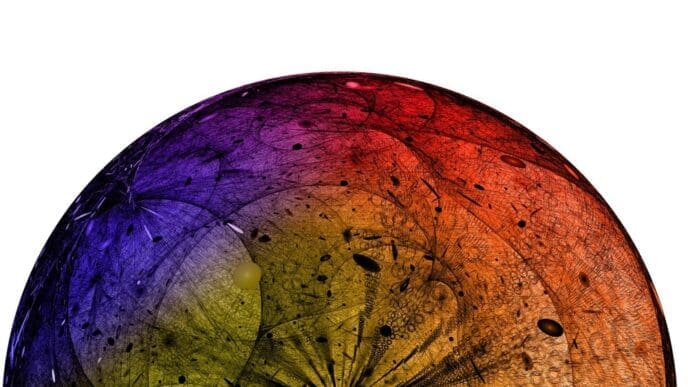 Abstract, colorful background with a gradient effect, suitable for elegant design or modern composition.