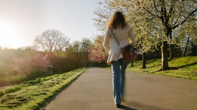 Full-length view of a man playing in a park.