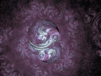 Abstract fractal background with an imaginative, swirling pattern.