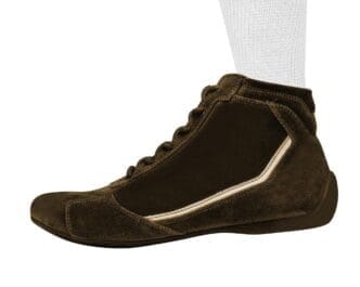 A pair of men's dress shoes isolated against a white background.