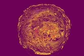 Abstract patterns in traditional Ottoman Turkish marbling art, used as a background.