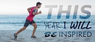 Composite image featuring the text "this year I will be inspired" overlaid on a background of various inspiring images.
