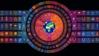 mundane astrology world events political chart illustration