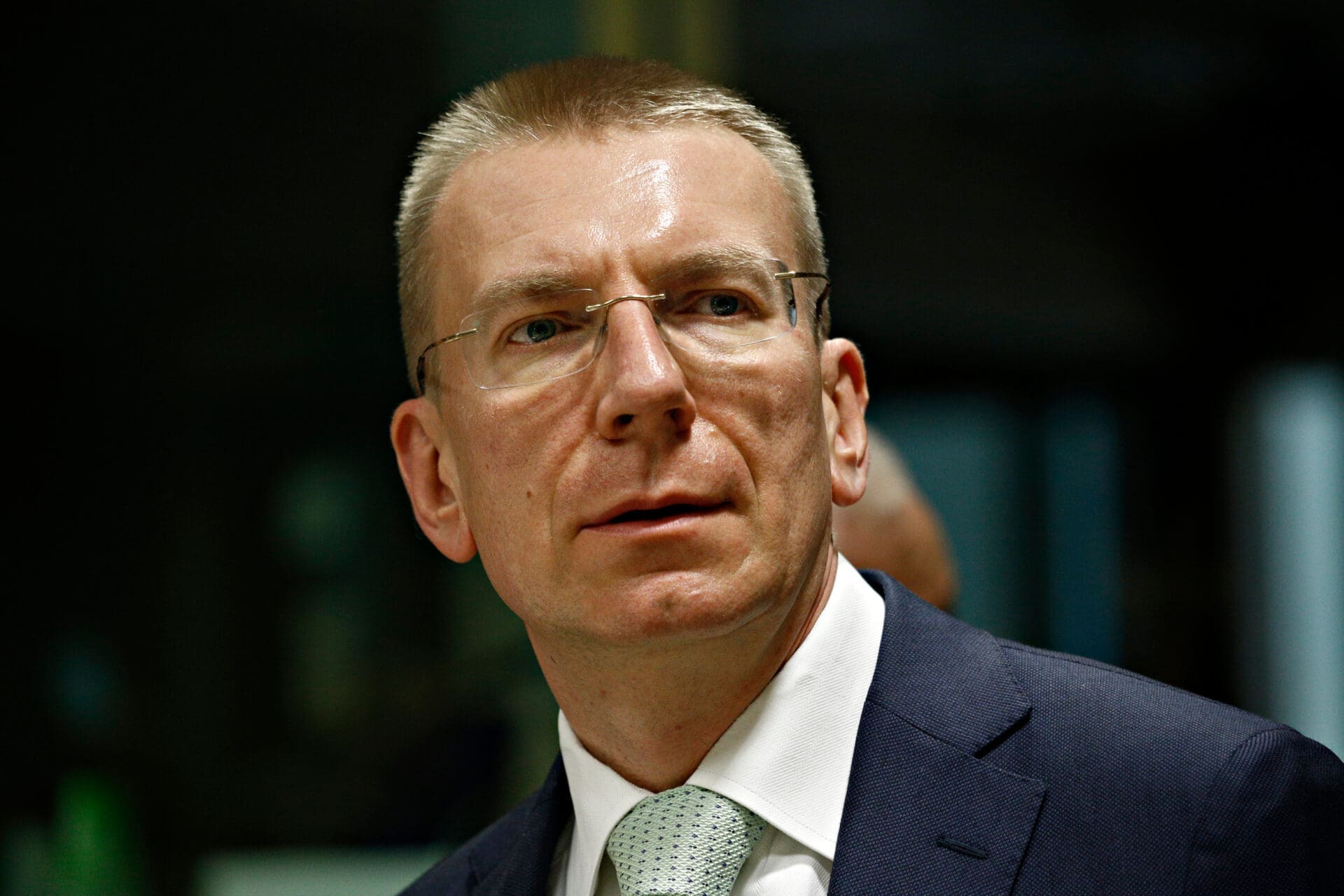 Latvian President Edgars Rinkēvičs in Brussels, Belgium