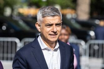 Mayor of London Sadiq Khan at City Hall in New York City
