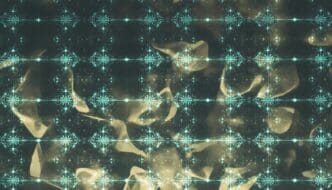 Abstract patterns in ethereal light and shadow create a visually stunning composition.