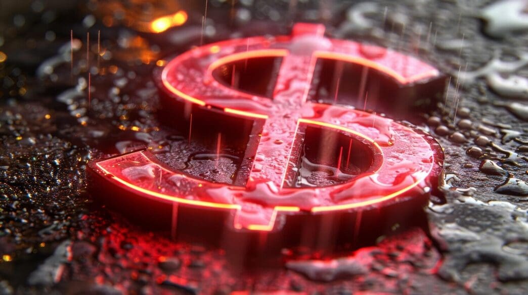 A glowing holographic euro symbol floats, representing innovative fintech and digital currency concepts.