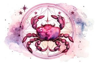 A creative photograph features a seafood crab.