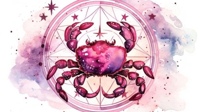 A creative photograph features a seafood crab.