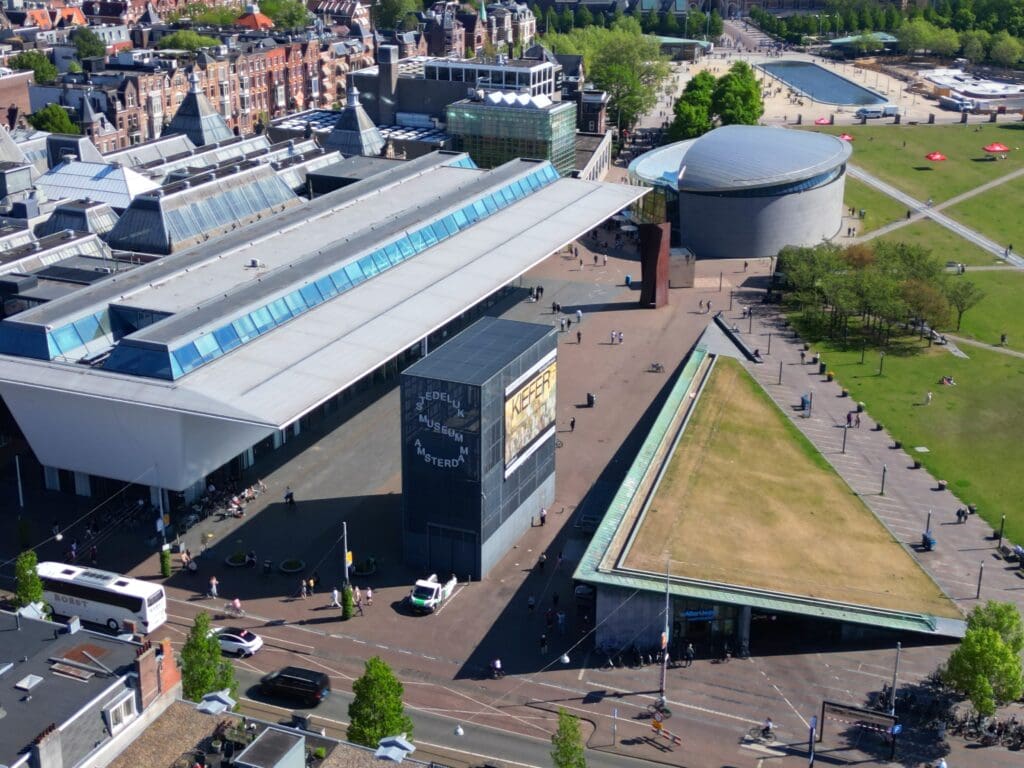 Aerial View of the Van Gogh Museum.