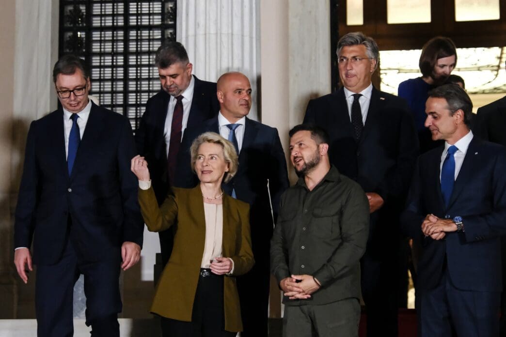 European and Balkan leaders, including President Zelenskyy, gather for a photo