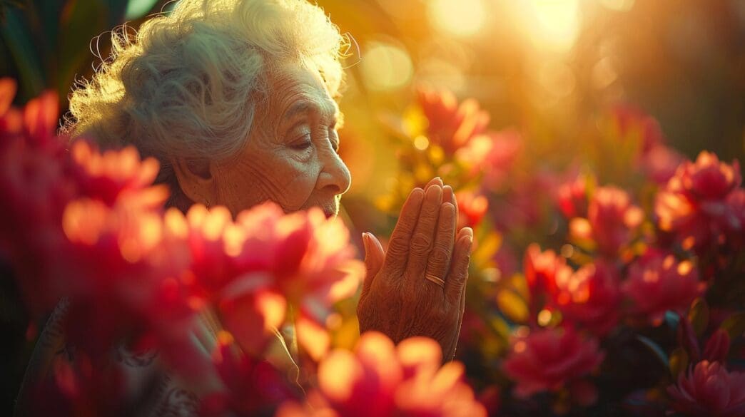 A person assists another person, likely a patient, in an undefined setting.