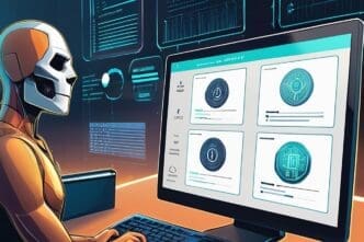 A padlock icon symbolizes the security of cryptocurrency.