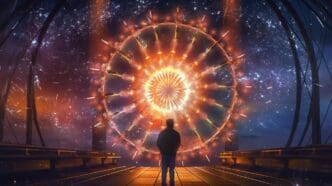 A striking, surreal image created by generative AI, resembling a cinematic scene.