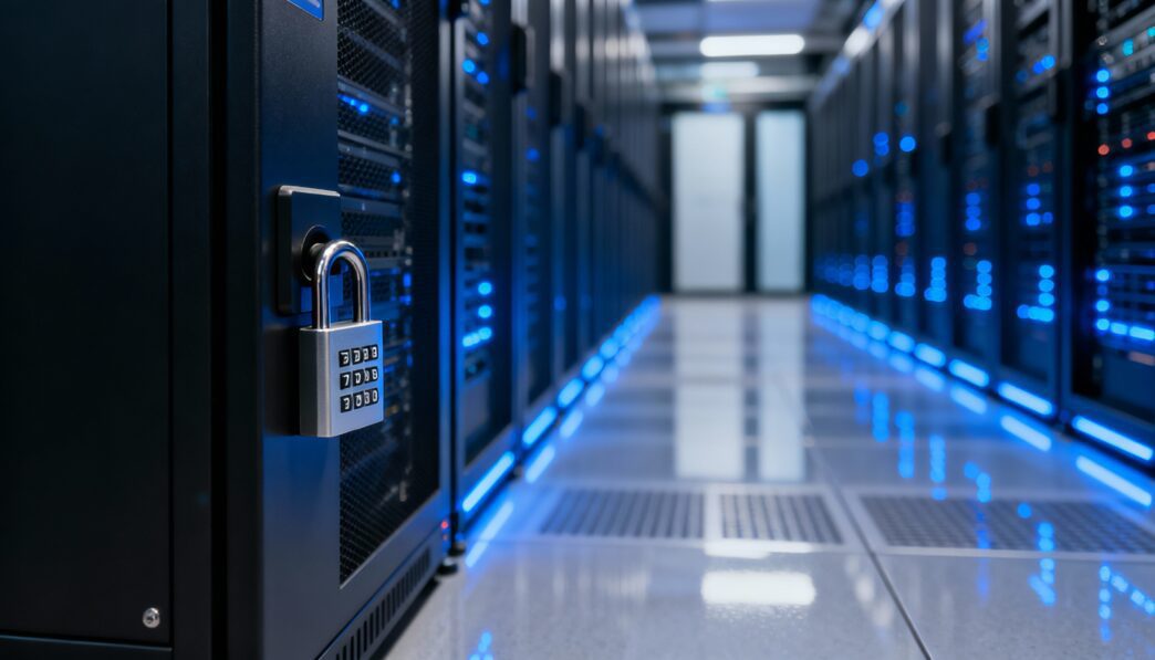 Cyber technology illustration representing holiday cryptocurrency scams and fraud