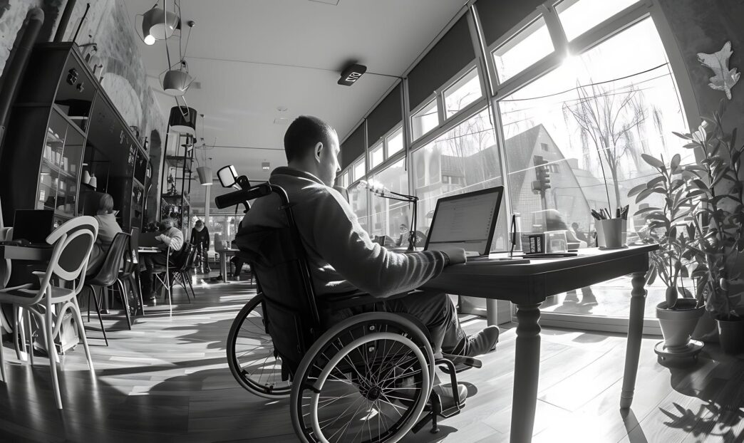 Concept image of diverse people participating in peaceful and healthy activities, representing a safe and inclusive environment.
