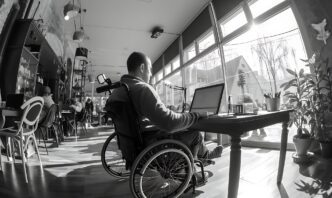 Concept image of diverse people participating in peaceful and healthy activities, representing a safe and inclusive environment.