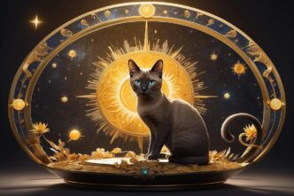 Two Siamese cats are basking in the sunlight.