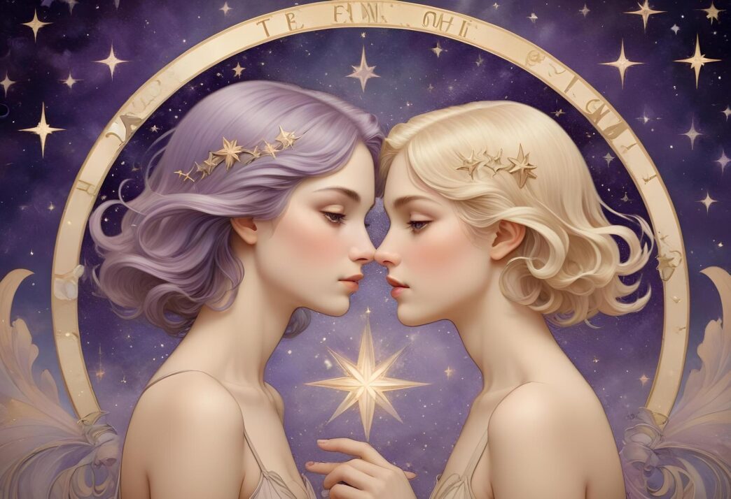 Two women face each other with the words "the word" at the bottom.