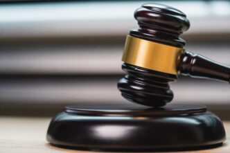 Court legal setting related to Matthew Perry sentencing hearing