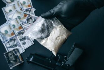 Drugs and weapons seized from a drug ring in North Carolina