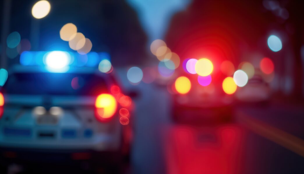 Traffic accident scene involving a school bus collision in Washington.