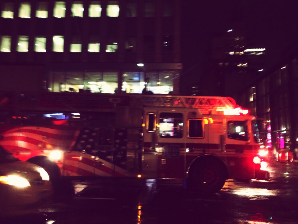 Traffic accidents scene involving a hit-and-run in Seat Pleasant