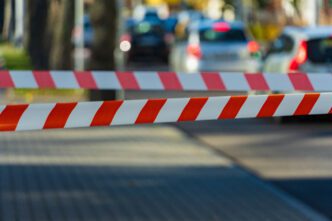 Traffic accidents scene involving a wrong-way collision on GA 10 Loop