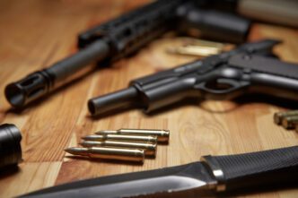 Seized drugs and weapons evidence from a Miami Lakes drug bust.