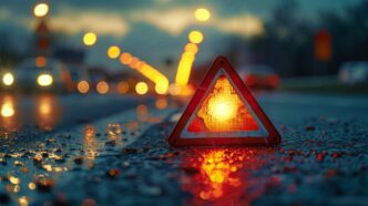 Traffic accidents scene involving a Montgomery County fatal crash