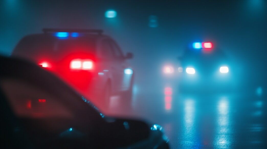 Scene of traffic accidents involving a wrong-way crash in Arizona