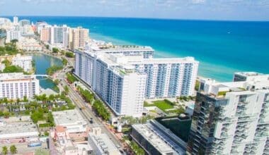 Aerial View of 1 Hotel South Beach