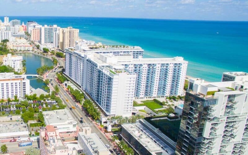 Aerial View of 1 Hotel South Beach